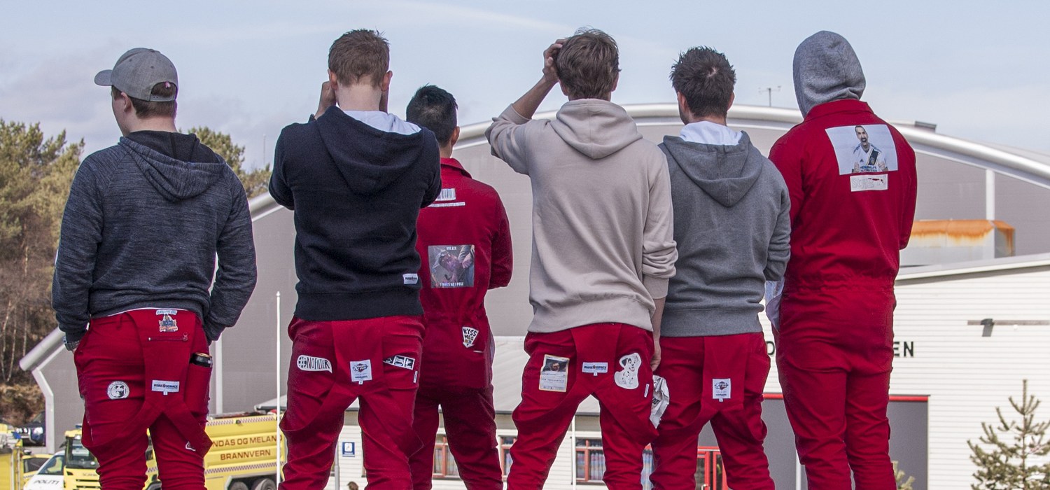 Russeklær på skolen