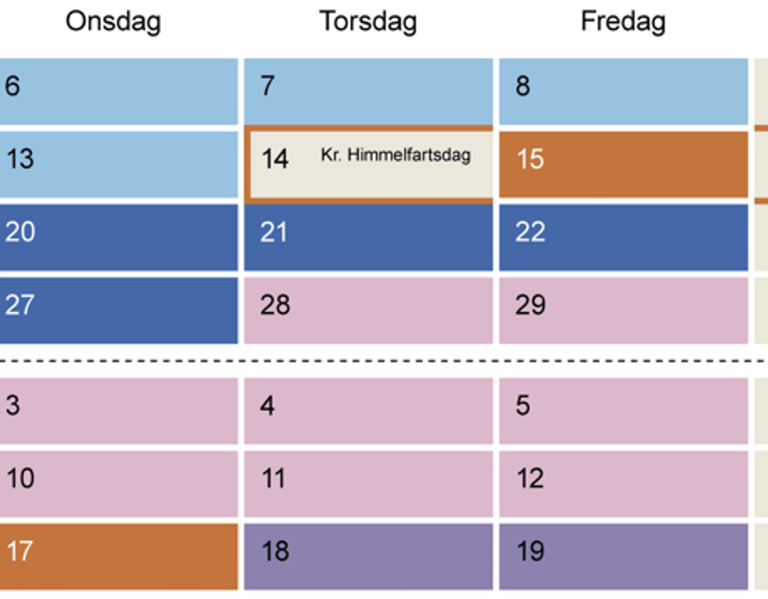 Anbefalte rammer for eksamensavvikling for VG3 våren 2026