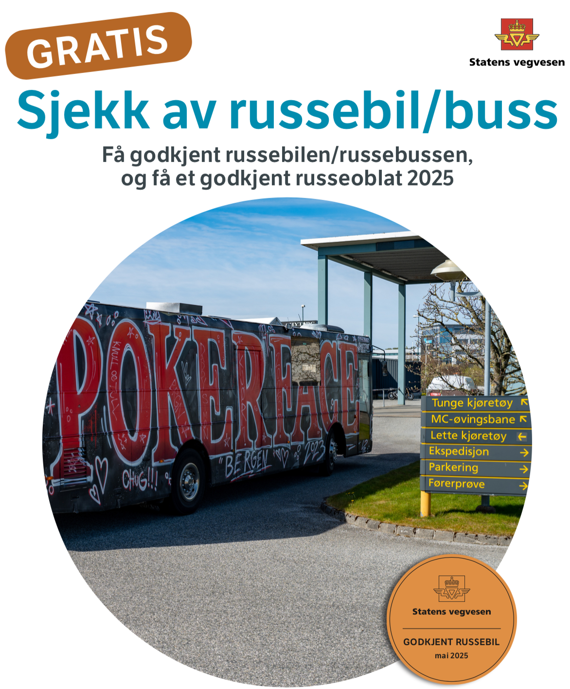Gratis kontroll russebil / buss Gratis kontroll russebil / buss